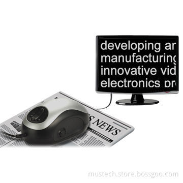 Portable USB digital magnifier for reading aid